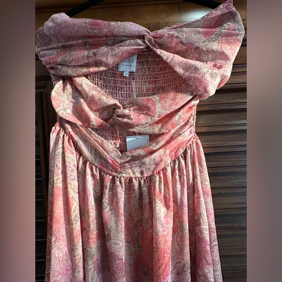 Misa Los Angeles Arianne Dress in Pink size Large NWT - Picture 5 of 6